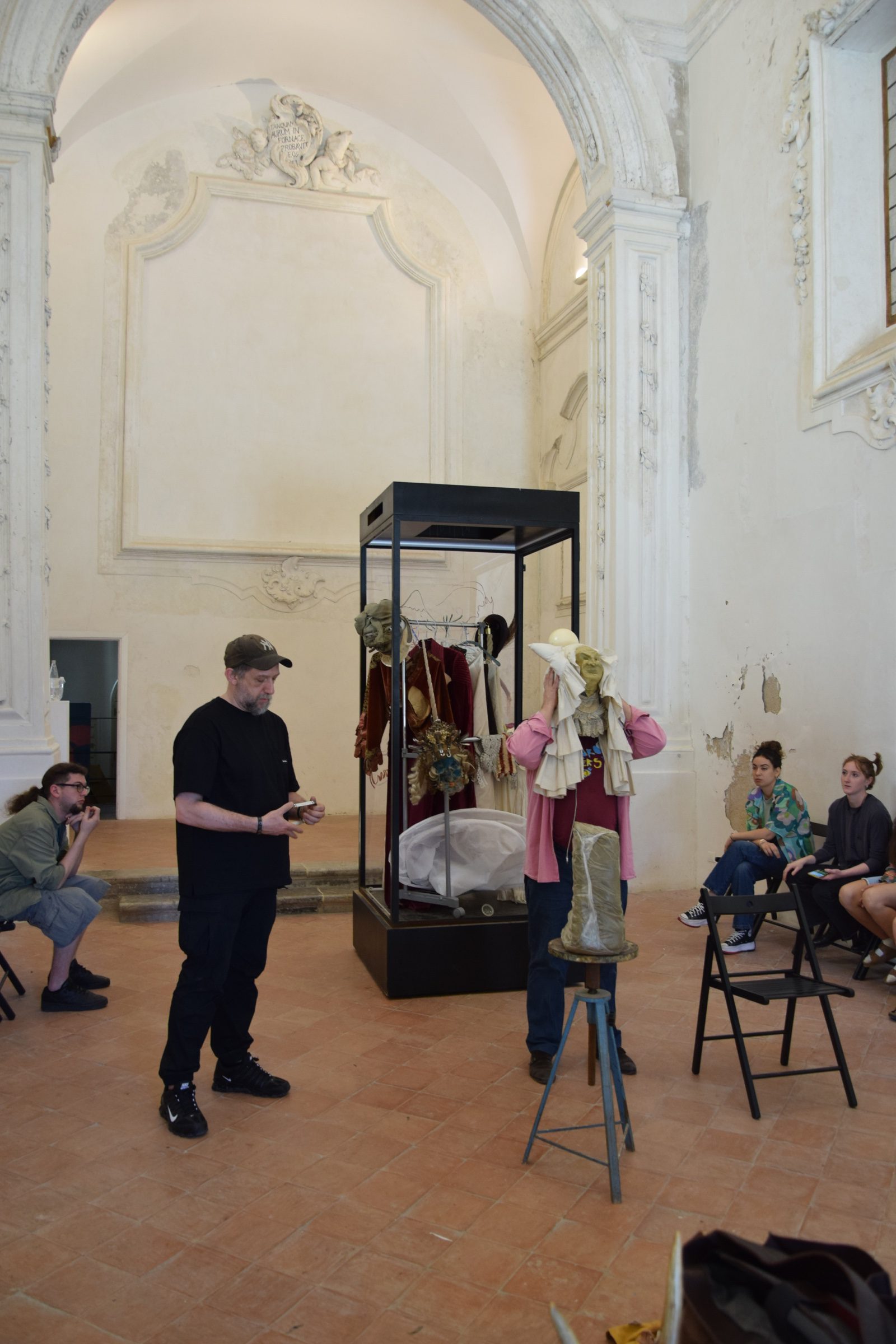 Installazione realizzata durante il workshop di scenografia